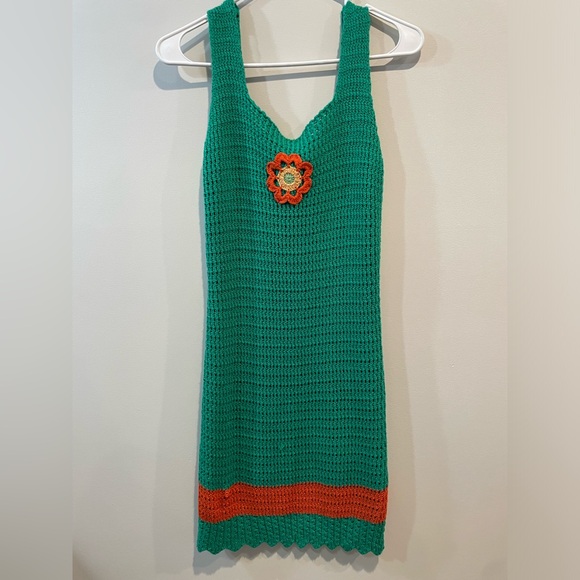 Greylin Taliah Crochet Knit Mini Dress - Picture 5 of 8